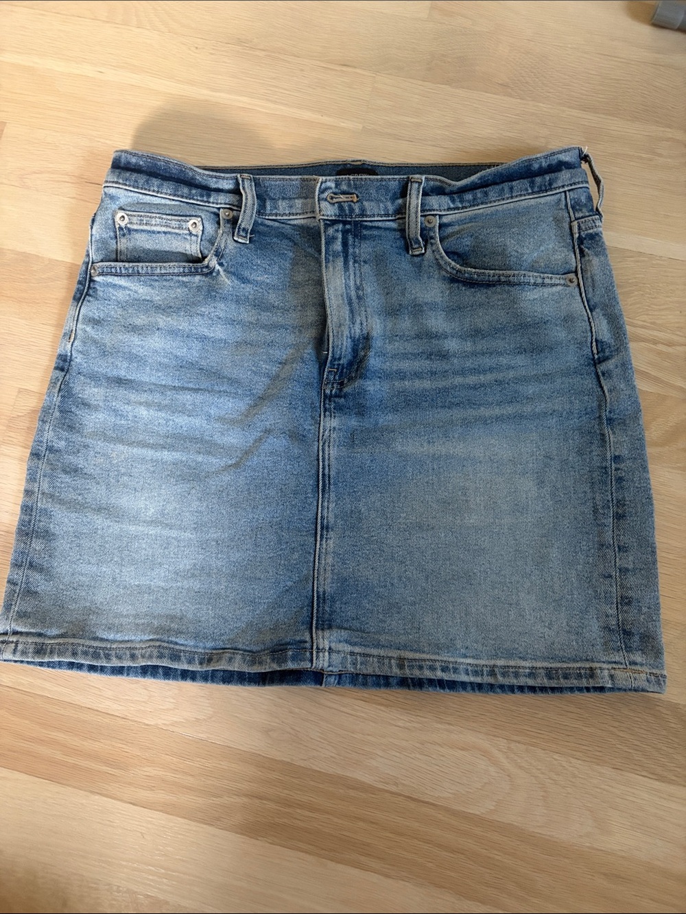 J. Crew Blue Denim Mini Skirt